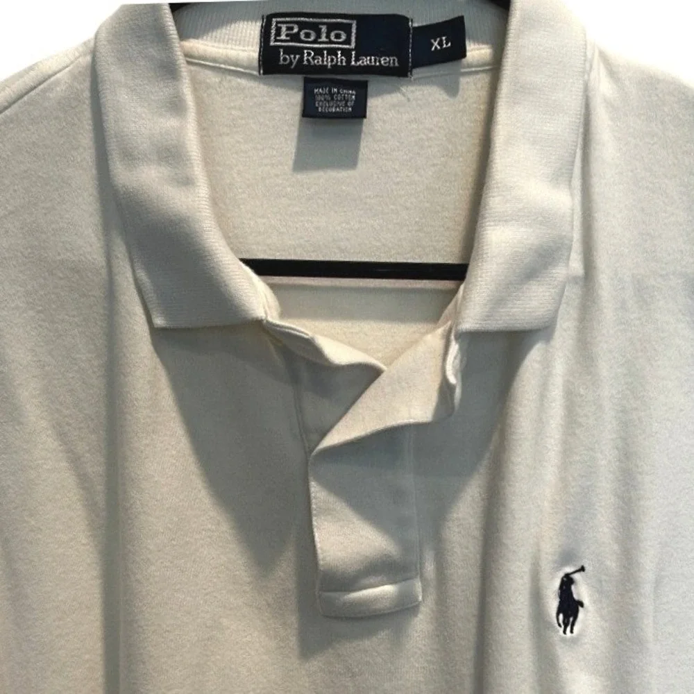 Polo Ralph Lauren Polo Shirt XL Men's White Short Sleeve Embroidered Pony Logo